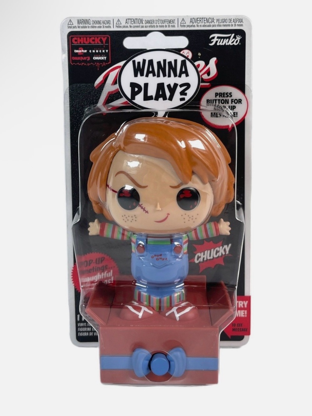 Funko Popsies! Chucky - Press Button For Pop Up Message Horror Figure